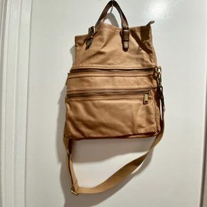 Fossil Tan Messenger Bag NWT